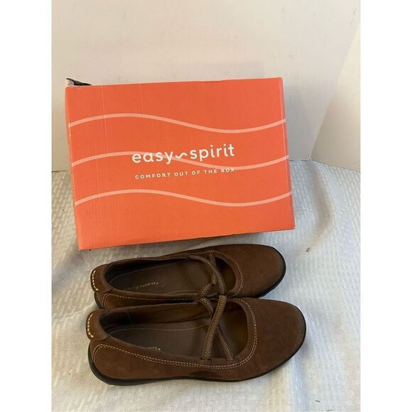 Easy Spirit 9n brown loafers flats - Picture 3 of 6